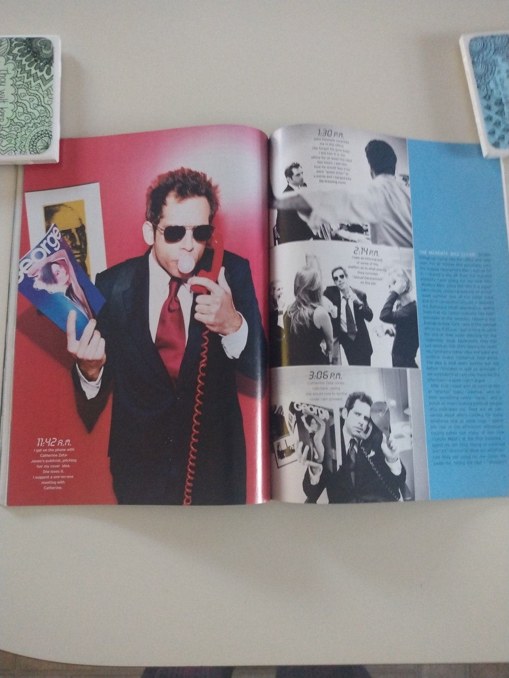 George Political Humor Issue Magazine - Blue, Red, Black Cover - Picture 6 of 11